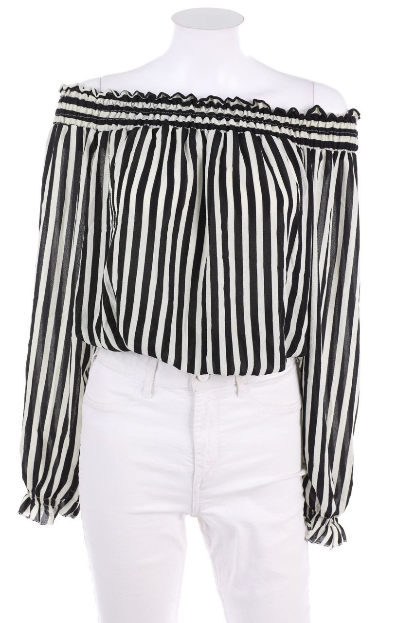 Ohne Label - Bluse mit Streifen - S