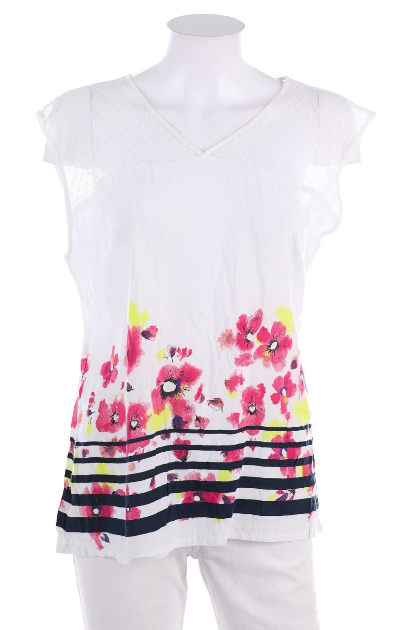 Ohne Label - Blusentop mit Blumen-Print - D 42