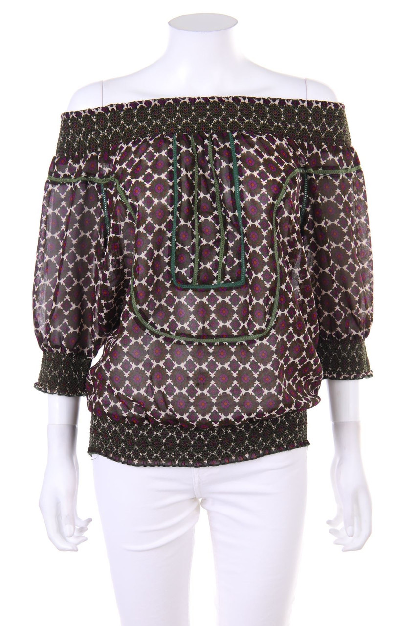 Sfera - Bluse mit floralem Muster - M