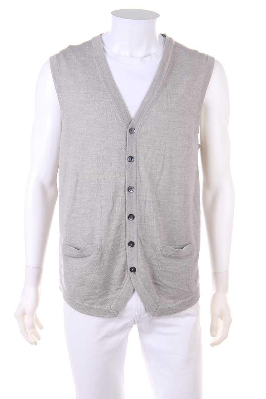 J.LINDEBERG - Strick-Weste aus Merino-Wolle - XL