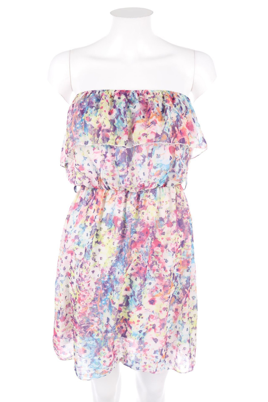 zebra - Kleid mit Blumen-Print - M