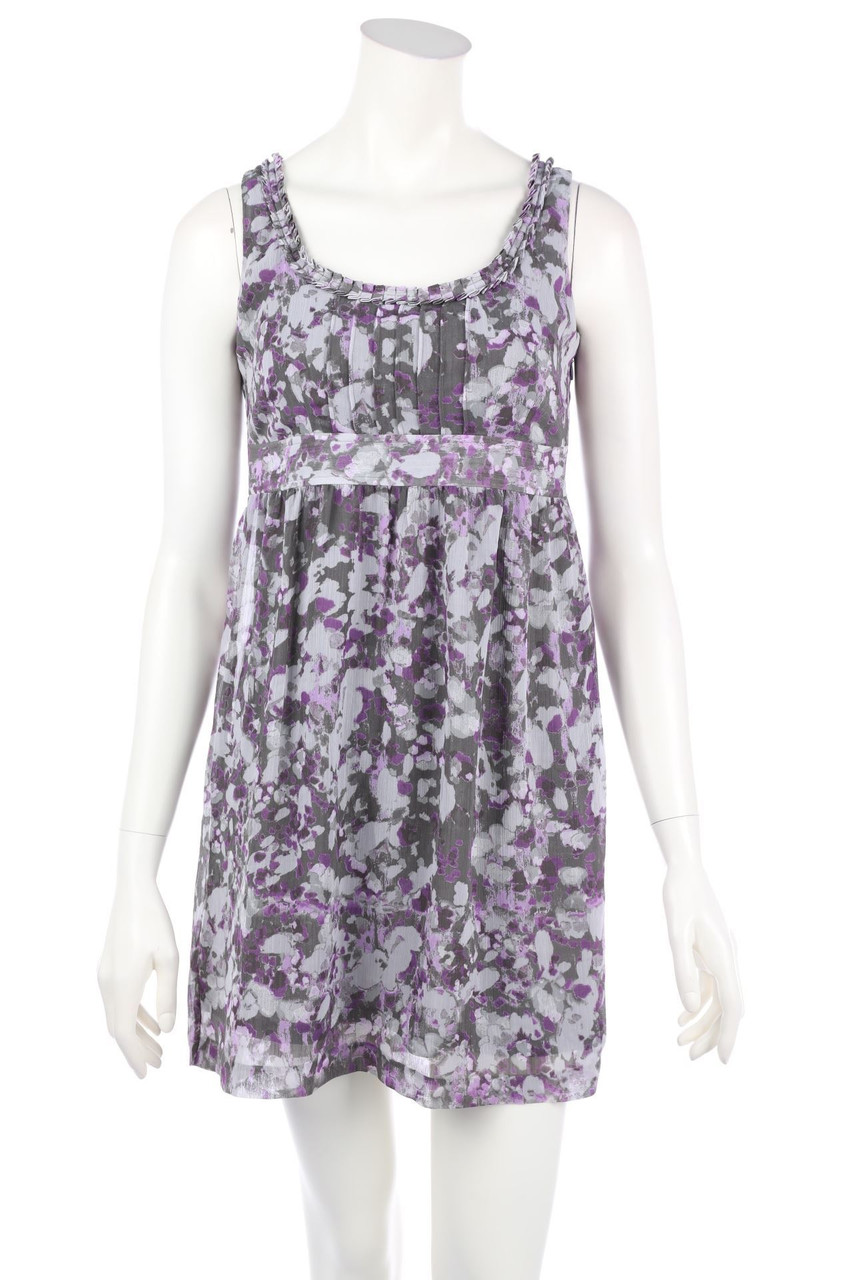 ANN TAYLOR LOFT petites - Chiffon-Kleid mit Rüschen - D 30