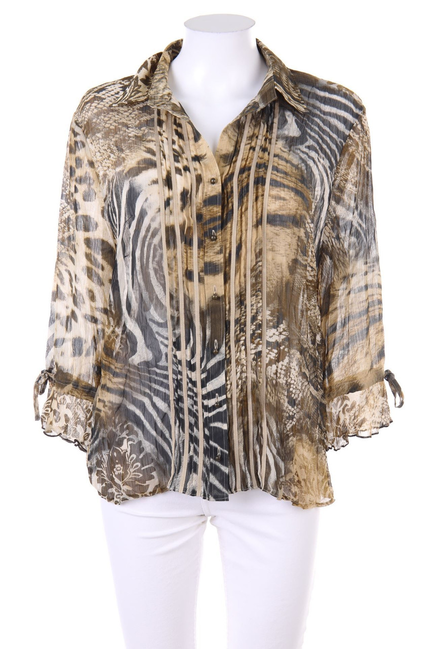 GERRY WEBER - Bluse mit Print - D 40