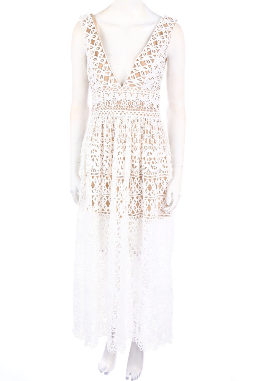 IVIVI - Maxi-Abendkleid aus Spitze - M