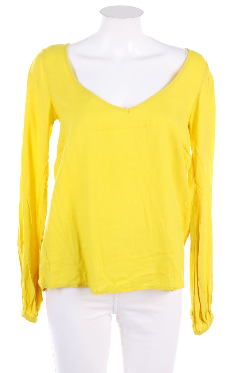 ZARA - Bluse mit Reißverschluss - M