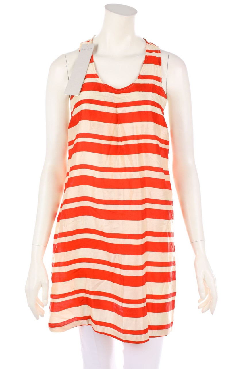 anukoo - Seiden-Bluse mit Streifen - M