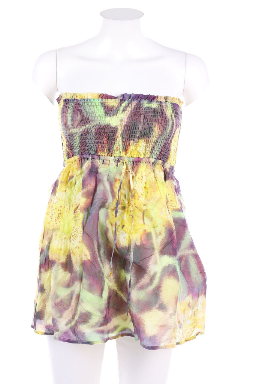 HALLHUBER - Seiden-Blusentop mit Print - D 36