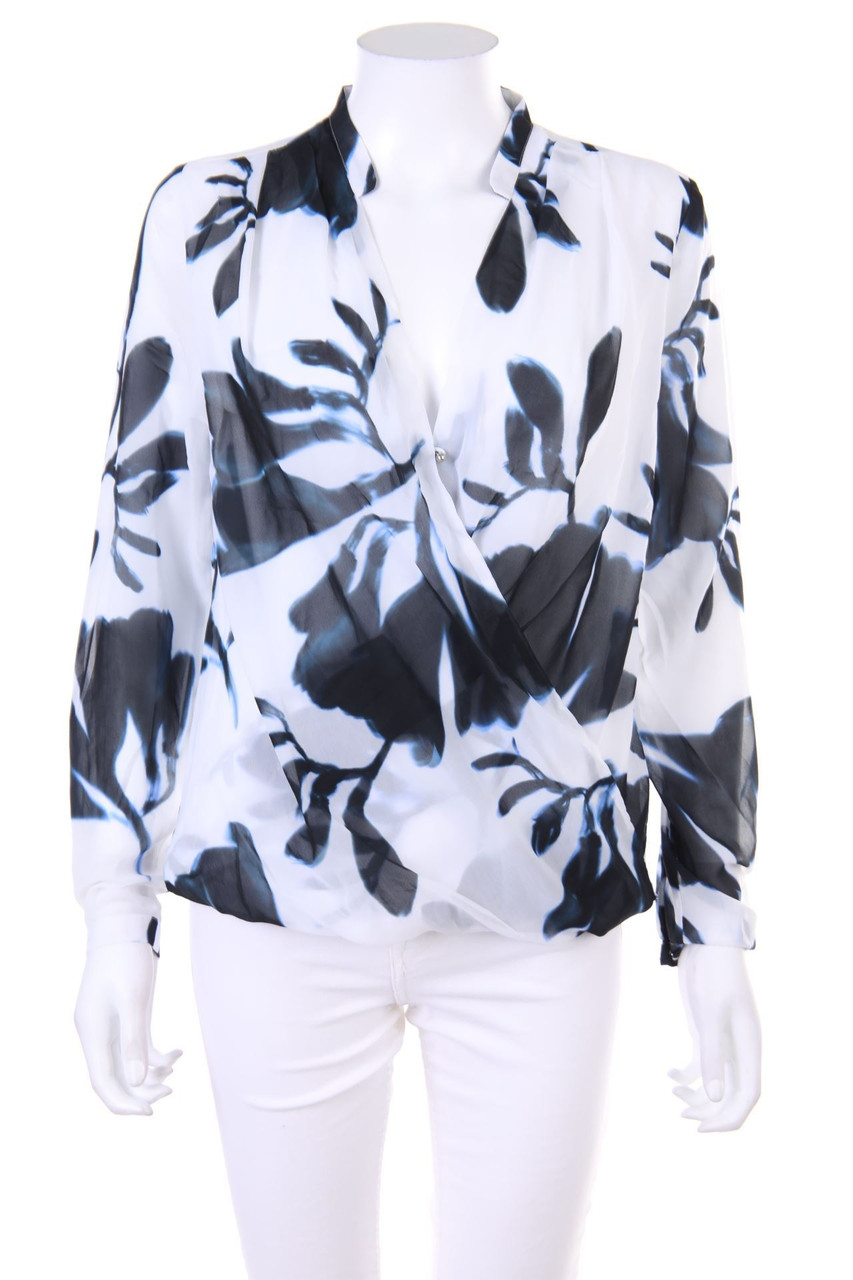 H&M - Bluse mit Print - D 36