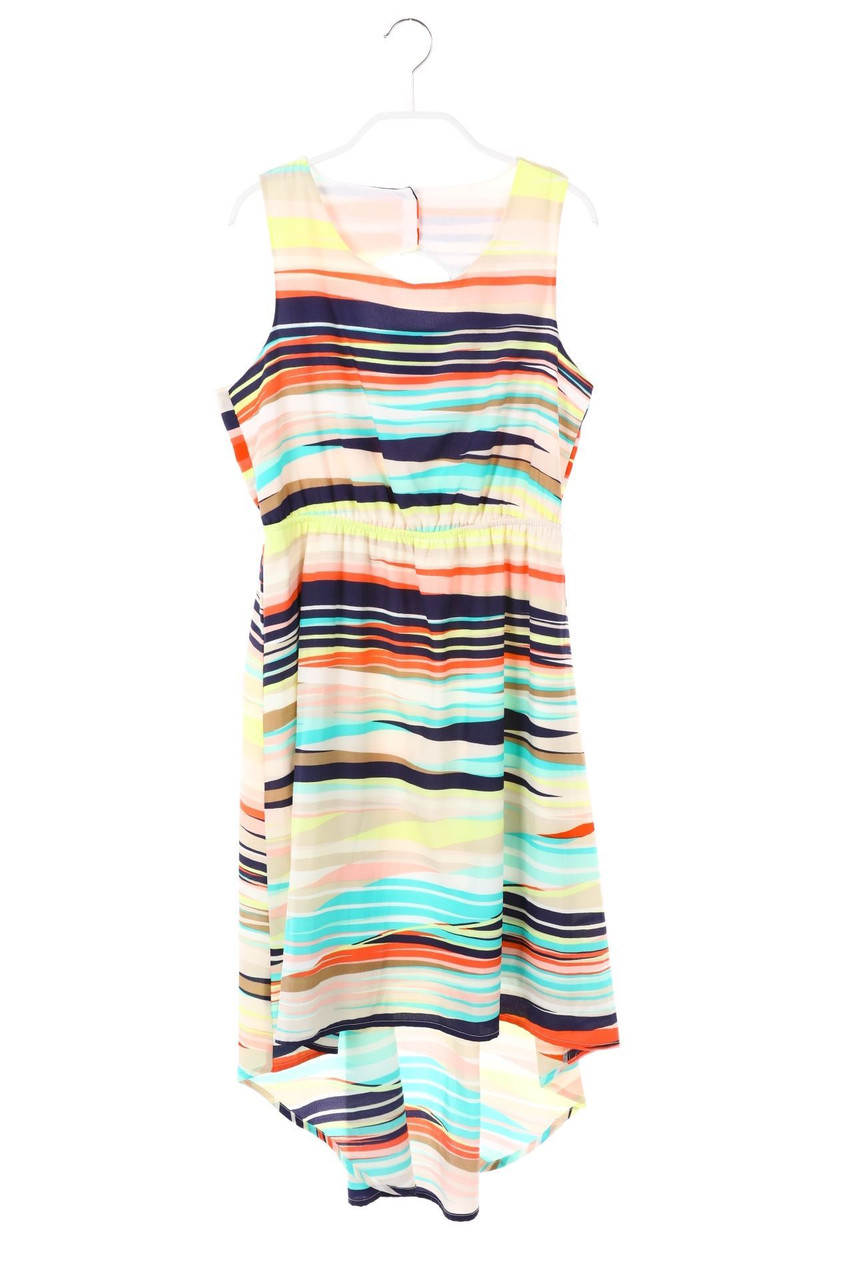 Paper Dolls - Vokuhila-Kleid mit Streifen - 164