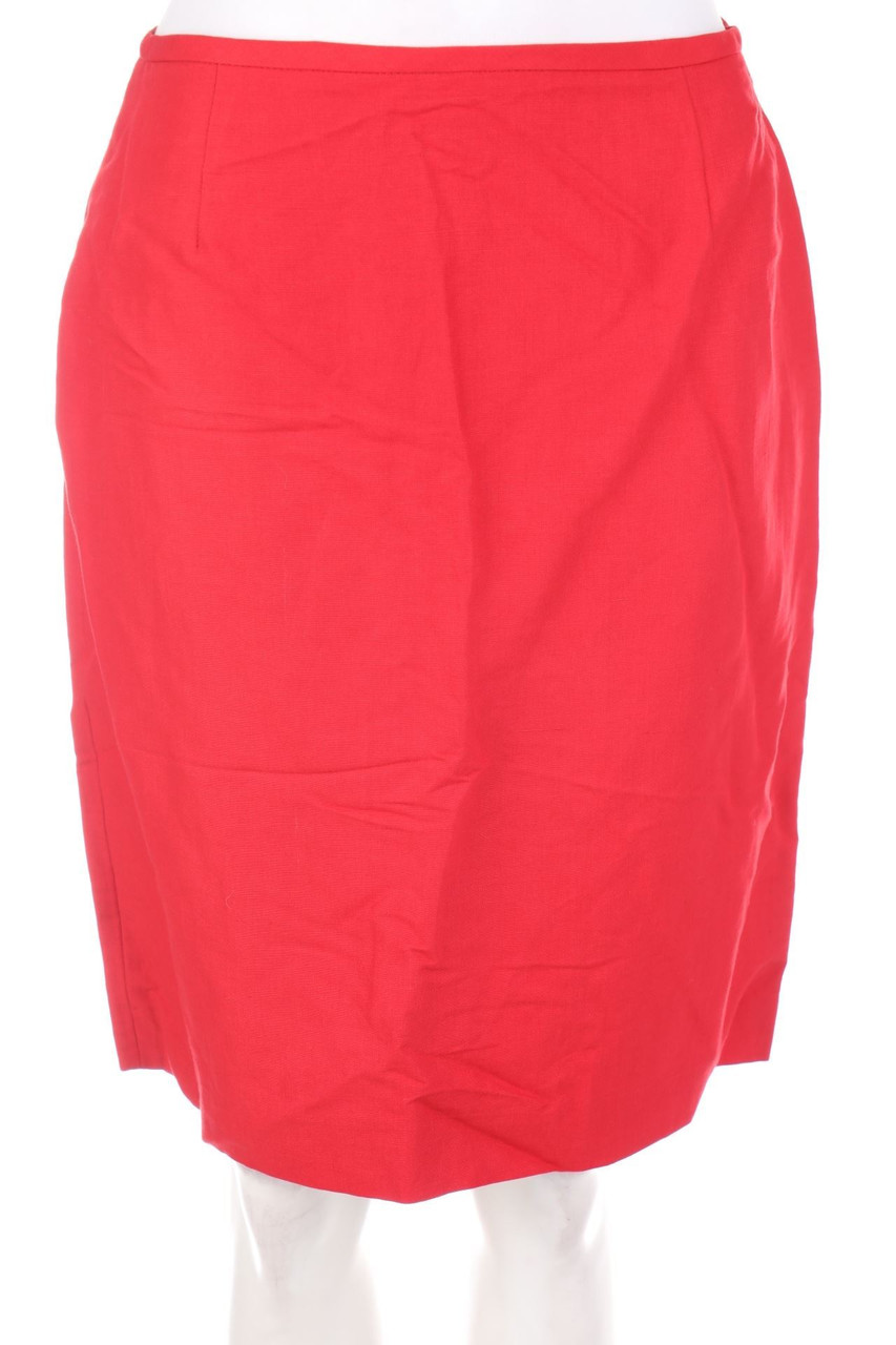 Ohne Label - Minirock aus Leinen-Mix - D 34