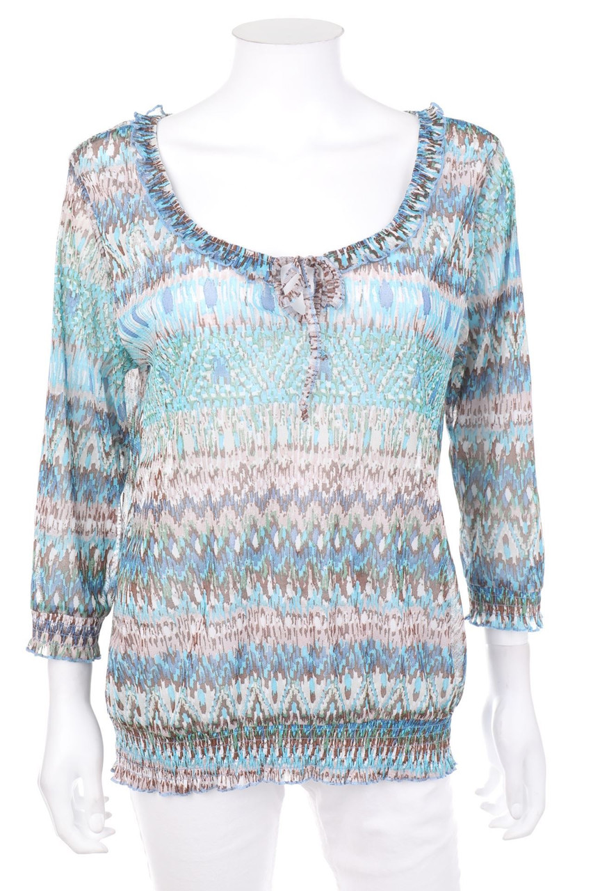 Ohne Label - Bluse mit Print - D 40-42