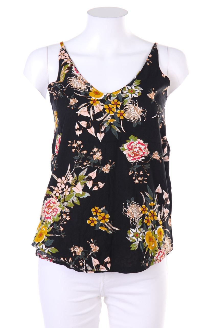 Ohne Label - Top mit Blumen-Print - S