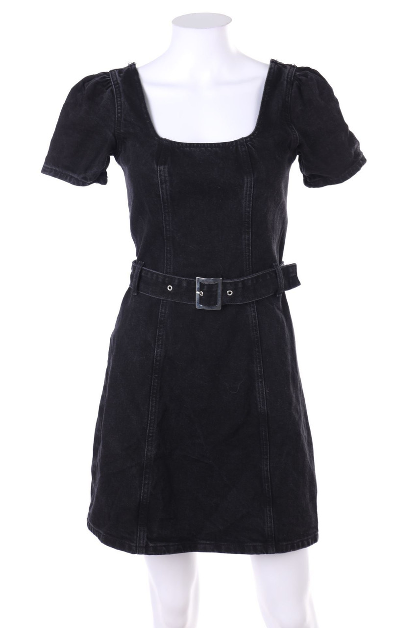 Ohne Label - Jeanskleid mit Gürtel - D 32