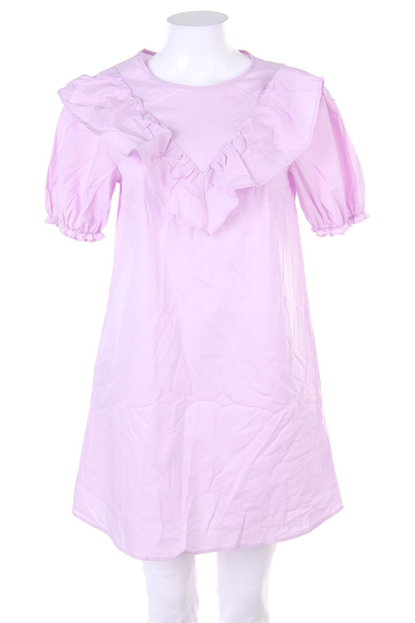 H&M DIVIDED - Long-Kurzarm-Bluse mit Volants - D 38