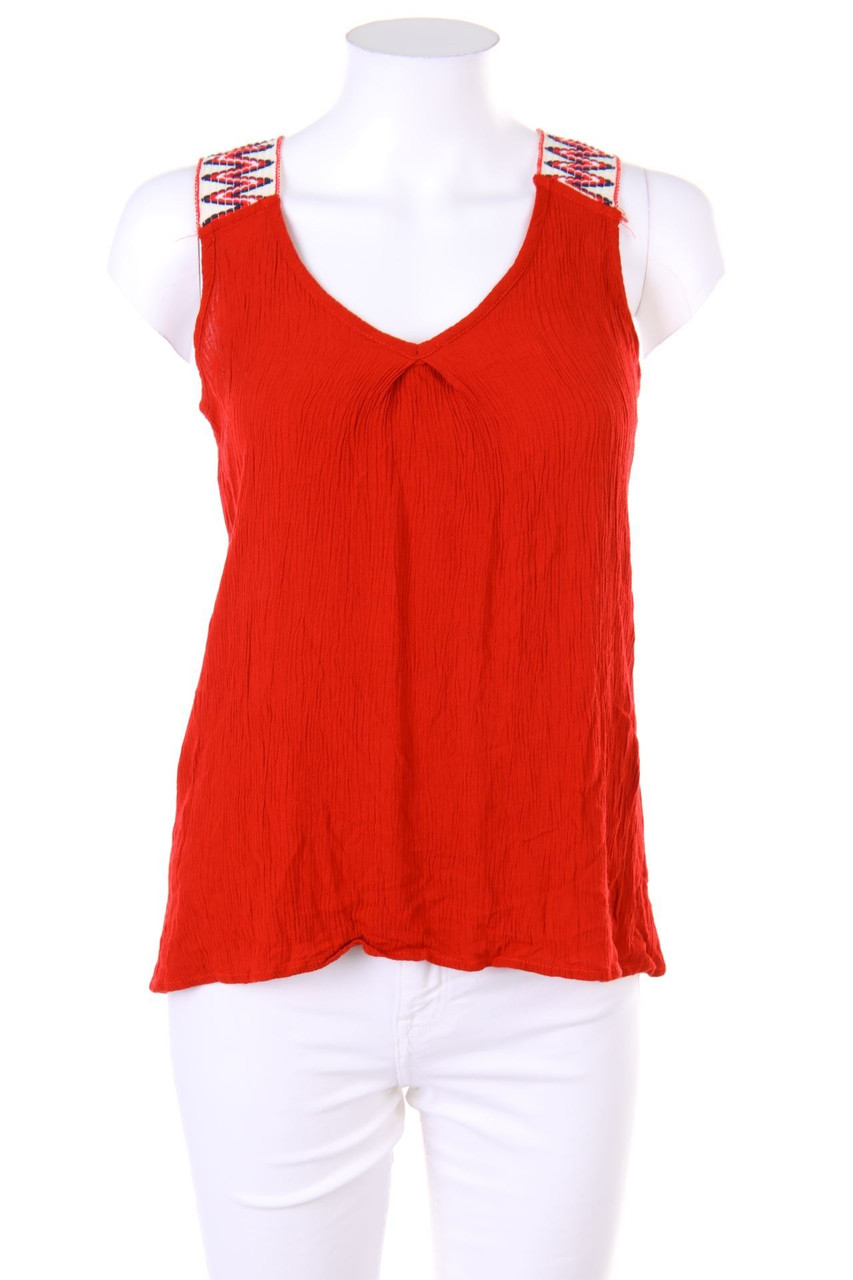 encuentro - Blusentop mit Stickereien - M