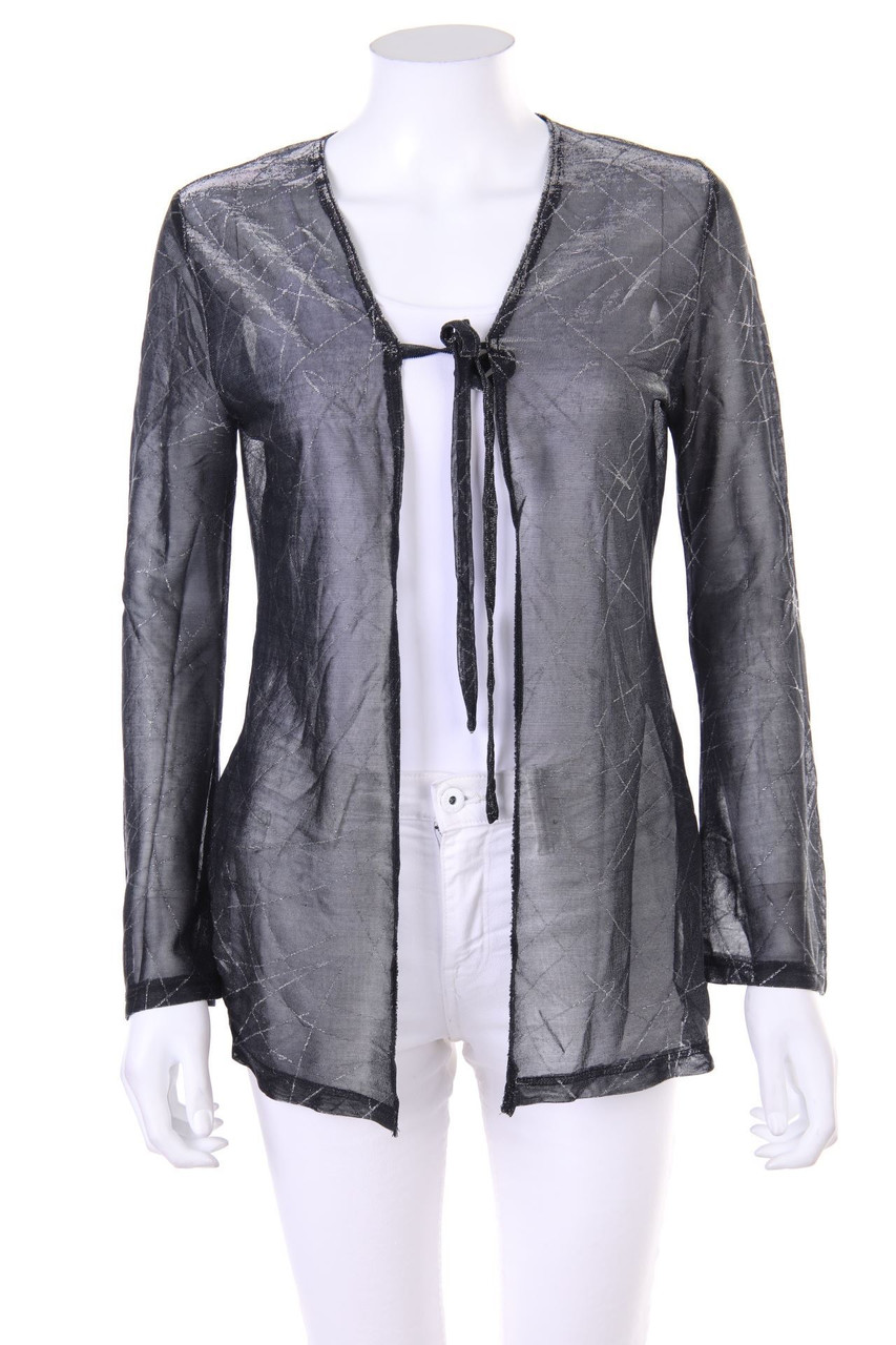 Xanaka - Jersey-Cardigan mit Metallic-Effekt - M