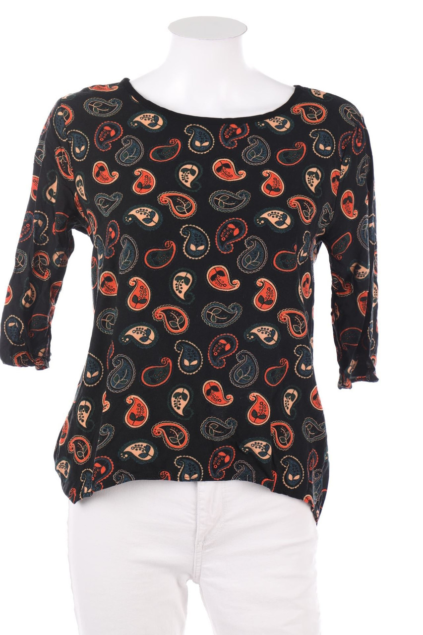 Ohne Label - Bluse mit Paisley-Print - M
