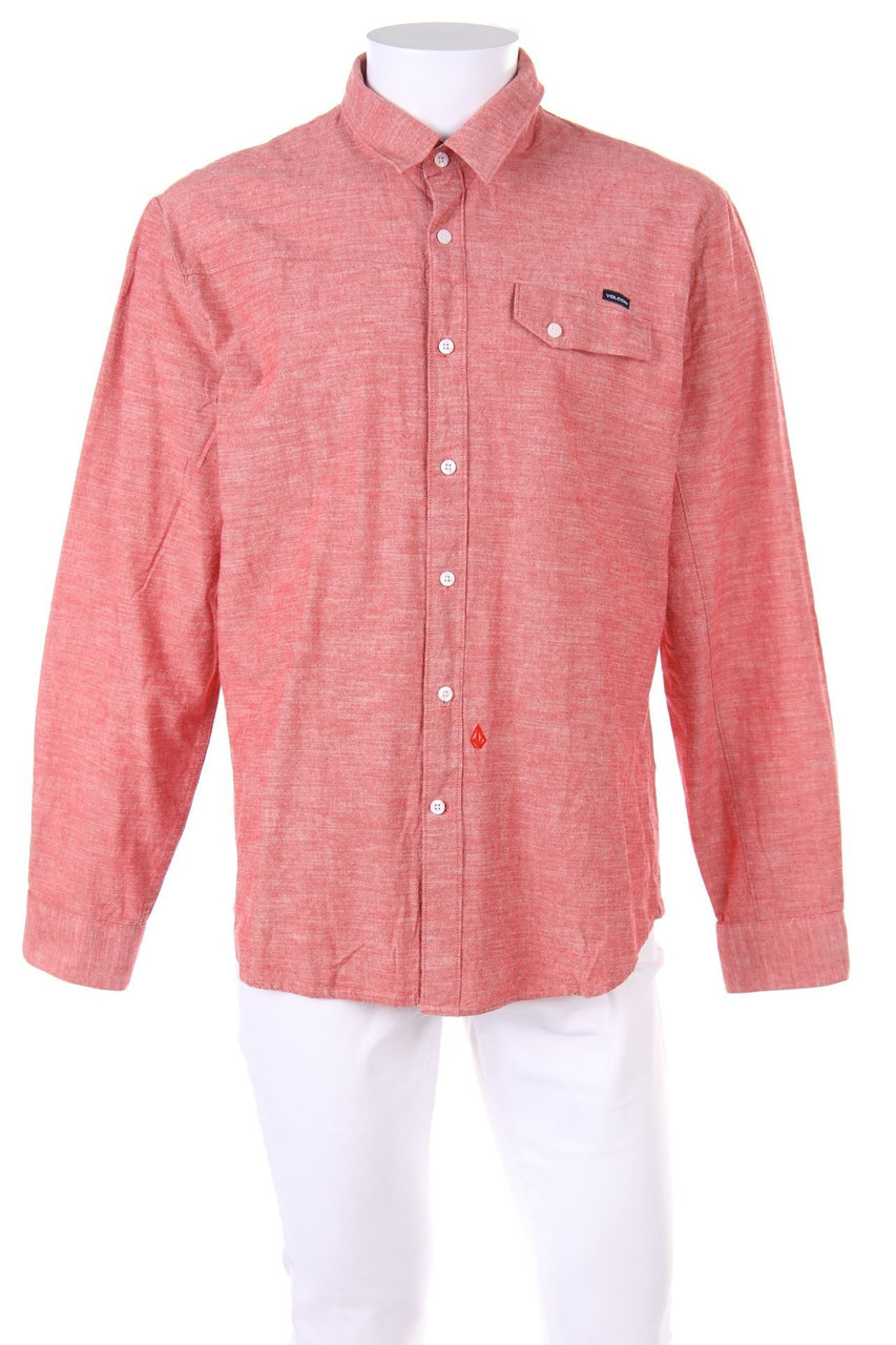 VOLCOM - Baumwoll-Hemd mit Logo-Stickerei - XXL