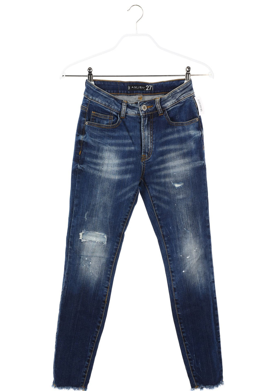 AMISU - Distressed Skinny-Jeans - W27