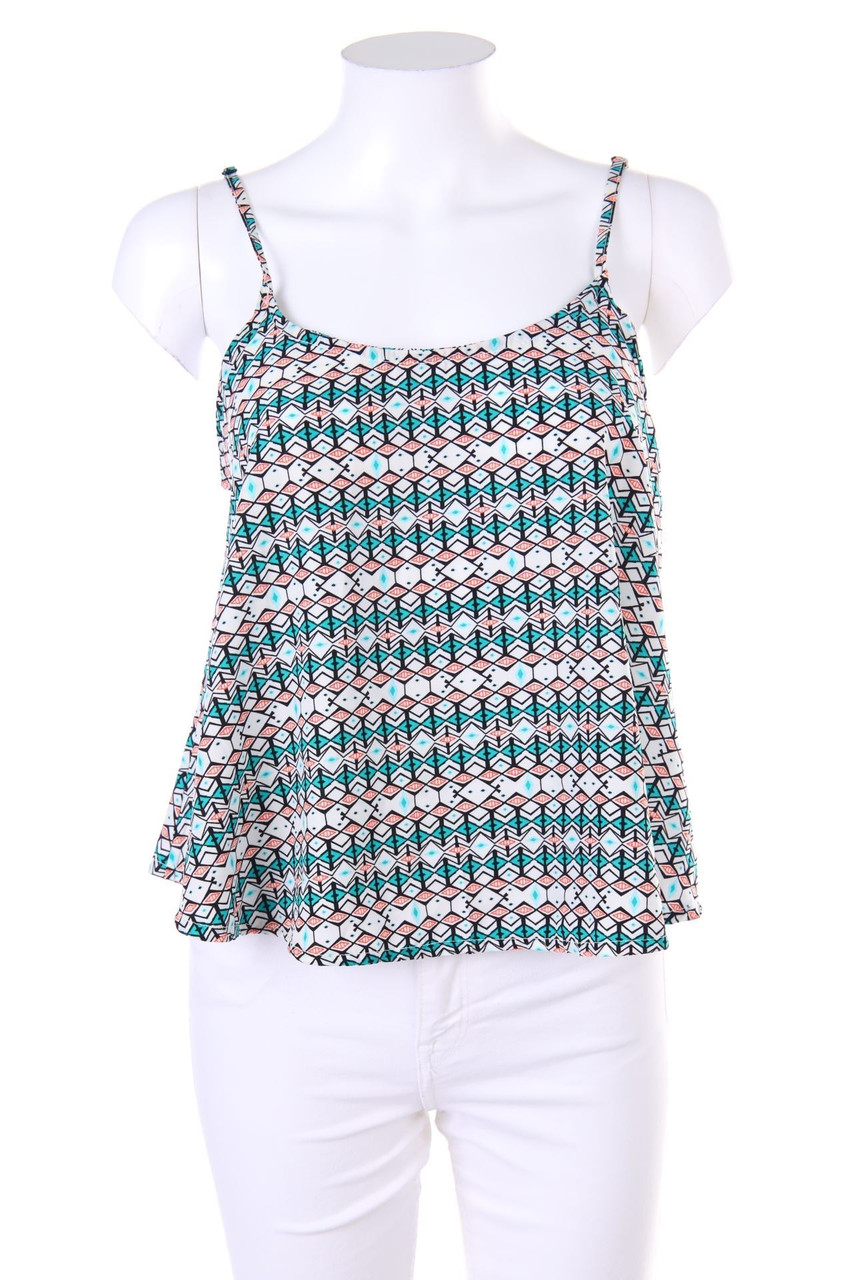 Mim - Blusentop mit Geo-Print - D 38