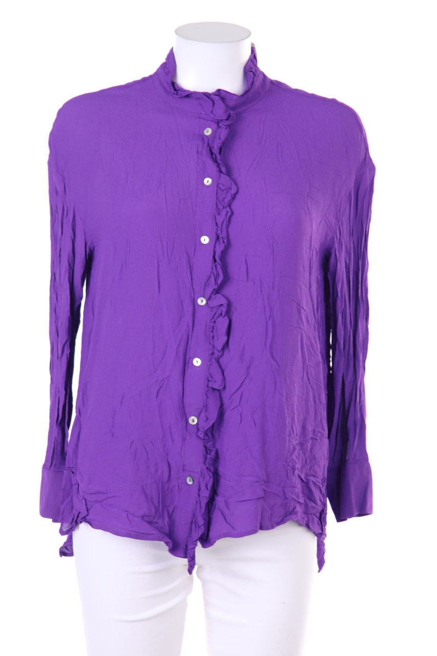 ZARA - Bluse mit Rüschen - XS