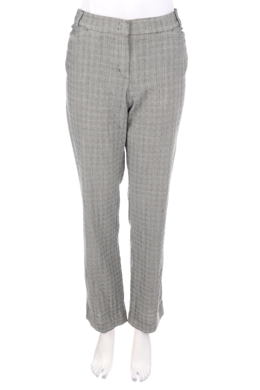 RENÉ LEZARD - Hose mit Karo-Muster - D 42