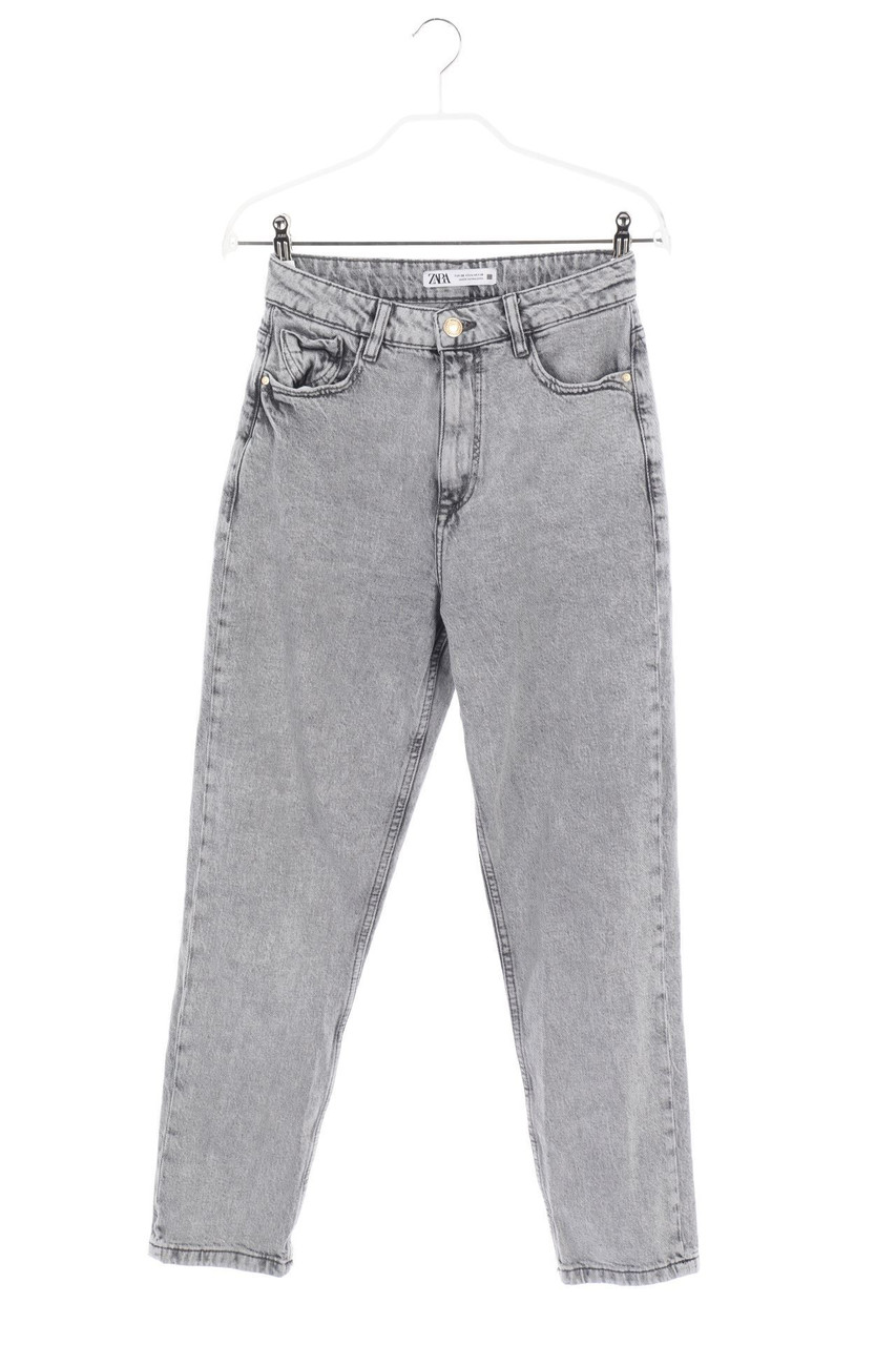 ZARA - Slouchy Jeans mit Logo-Patch - D 34