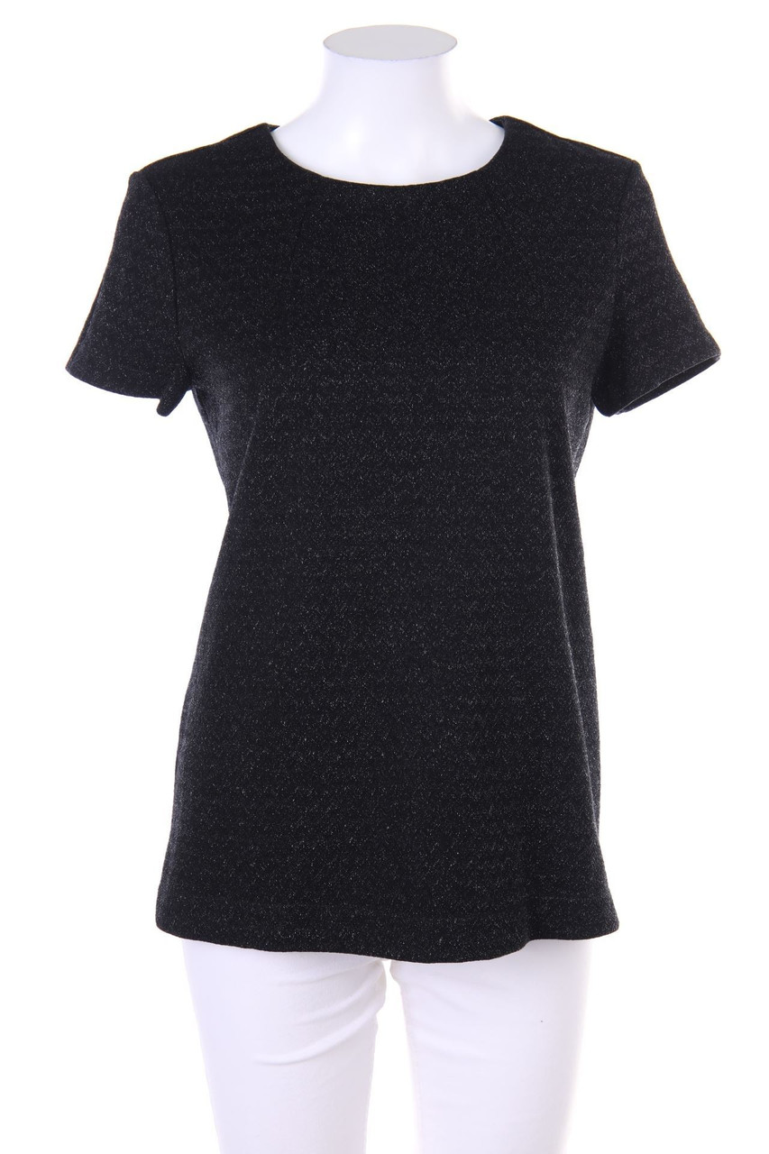 MANGO SUIT - Kurzarm-Bluse mit Glitzer - S