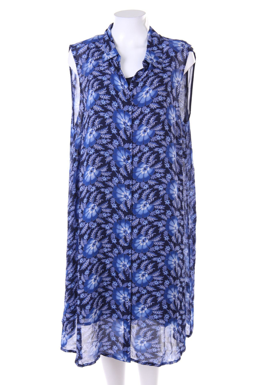 EAST - Blusenkleid mit Blumen-Print - XL