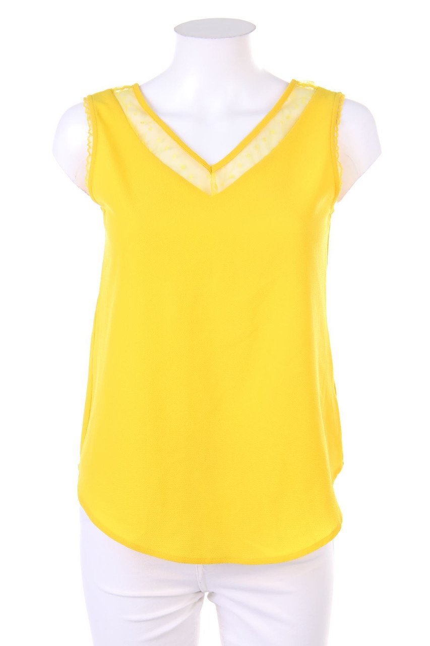 La petite etoile - Blusentop mit Rückenausschnitt mit Spitze - D 34