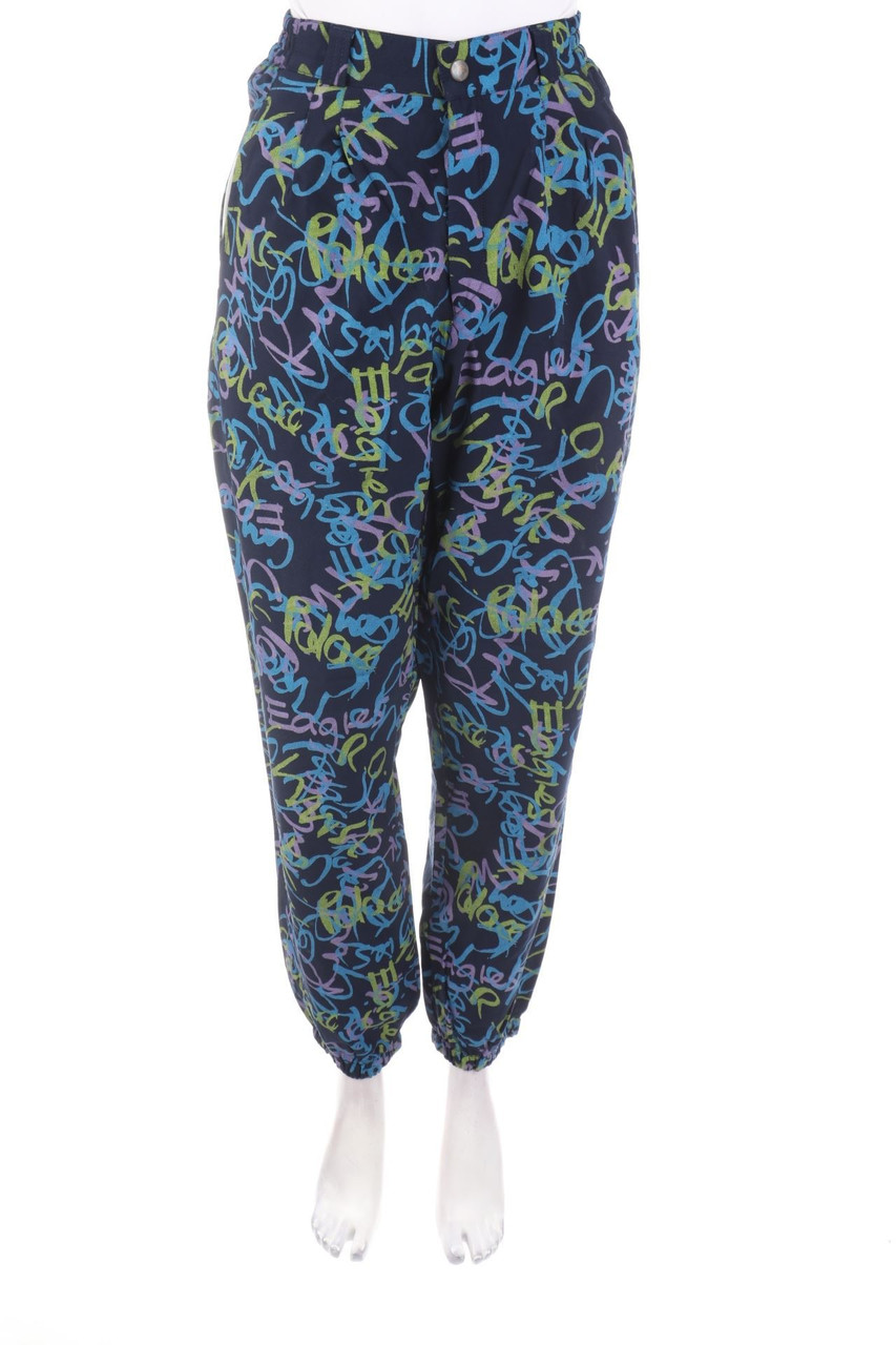 SCACCHI COUTURE - Jogger-Hose mit Statement-Print - S