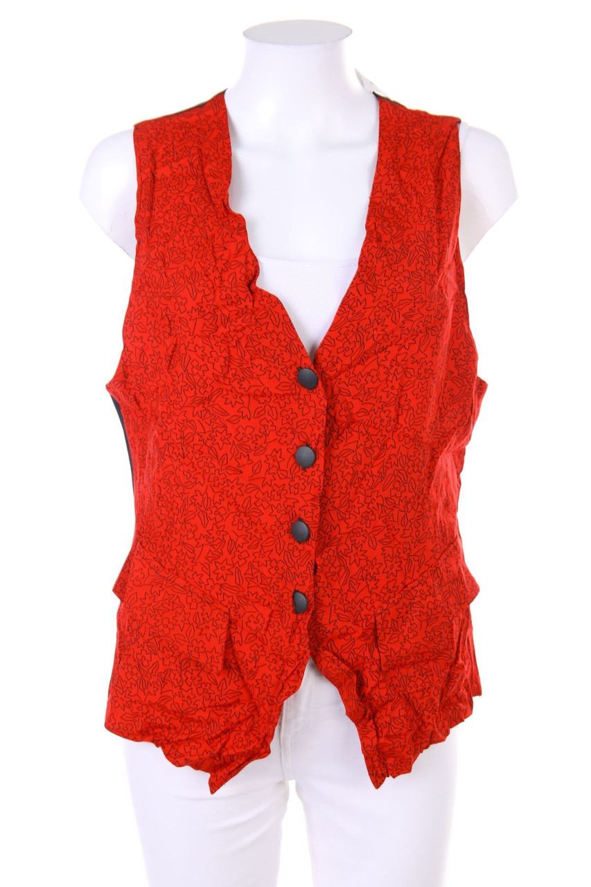 H&M WOMAN COLLECTION - Weste mit Blumen-Print - D 38