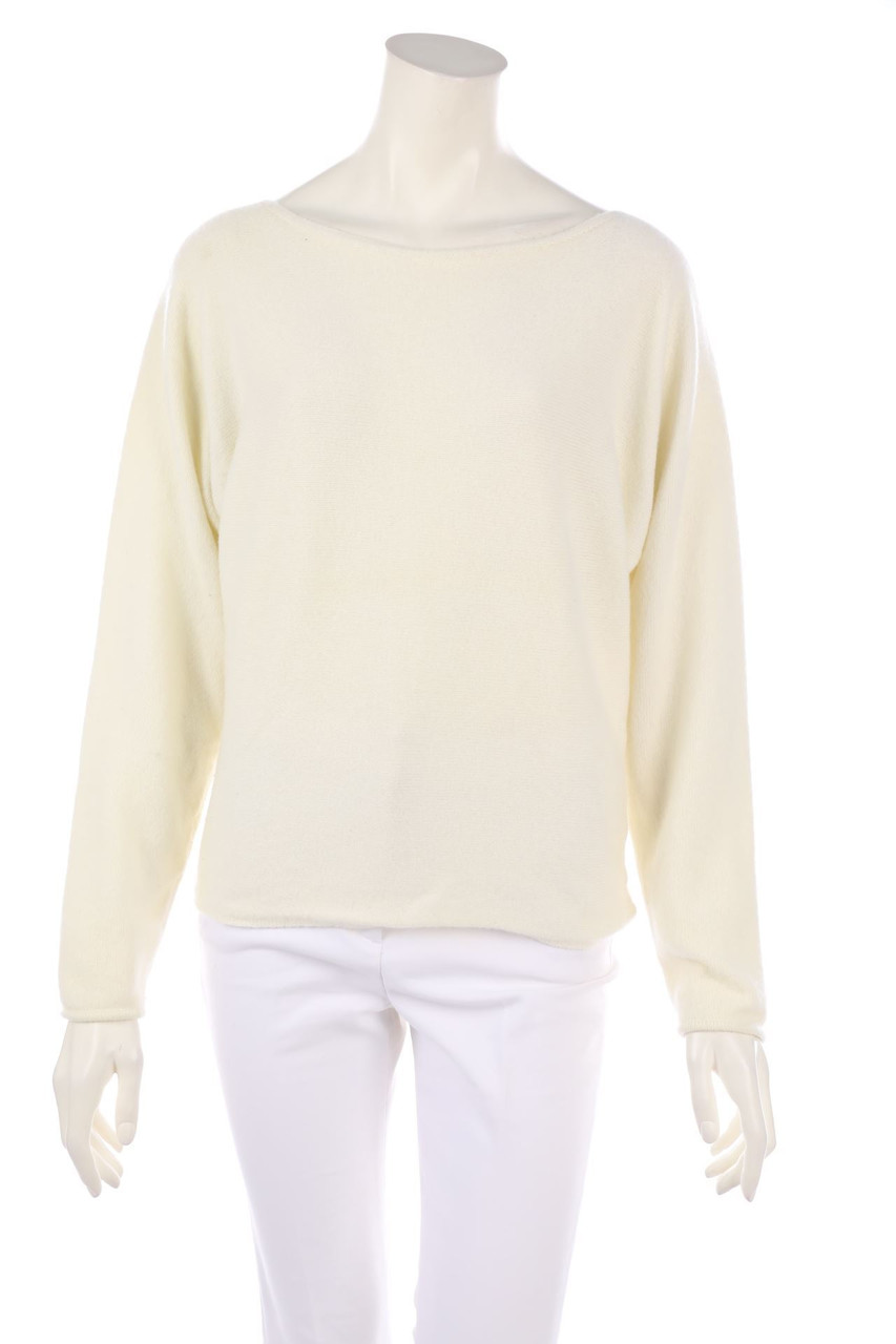 hessnatur - Schurwoll-Pullover mit Batwing-Ärmeln - D 36