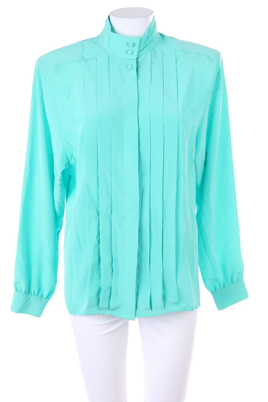 Ohne Label - Bluse mit Falten - D 40