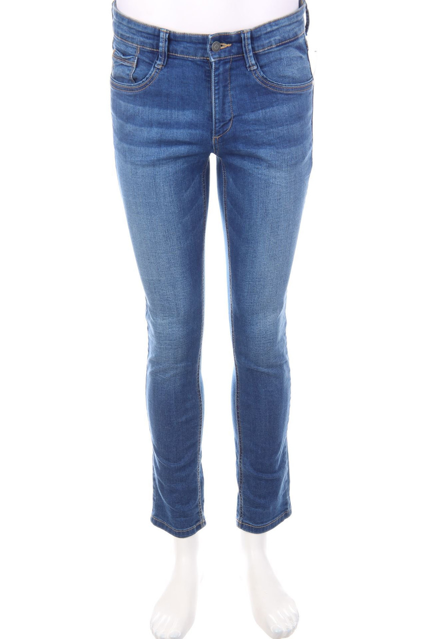 s.Oliver - Skinny-Jeans mit Logo-Patch - W33