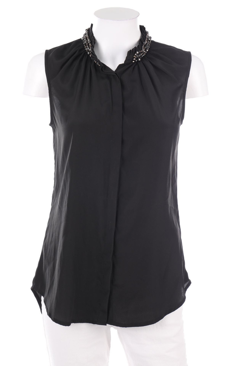H&M - Blusentop mit Perlen - D 36