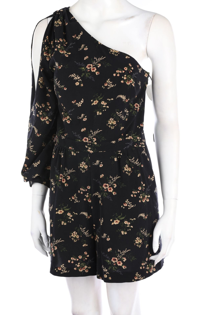 TOPSHOP - One Shoulder-Playsuit mit Cut-out - D 38