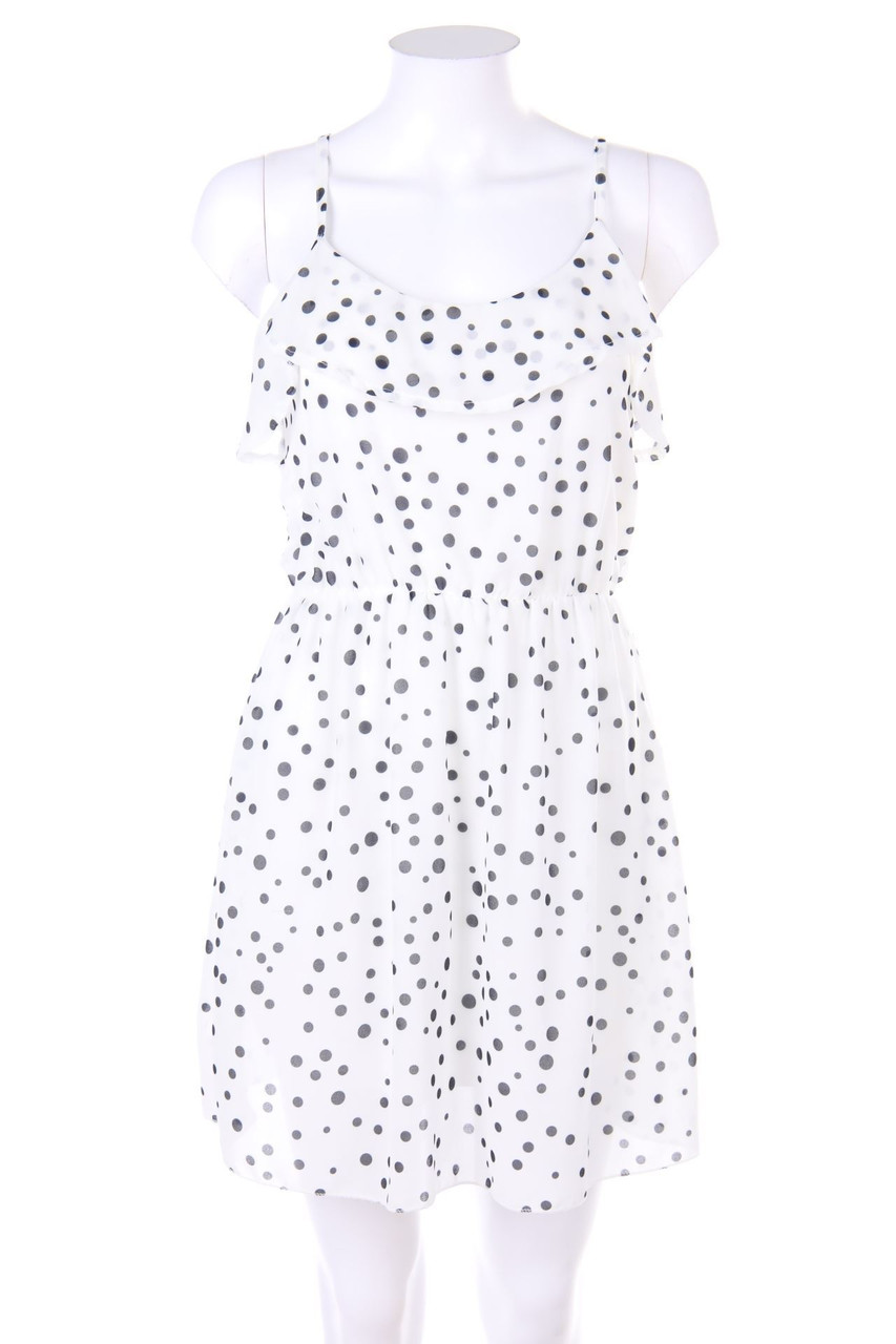 My Hailys - Träger-Kleid mit Polka Dots - S