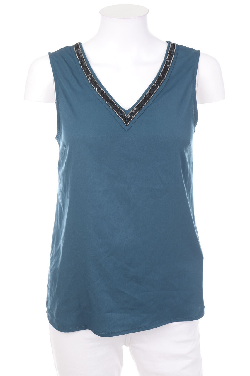 VERO MODA - Blusentop mit Pailletten - XS