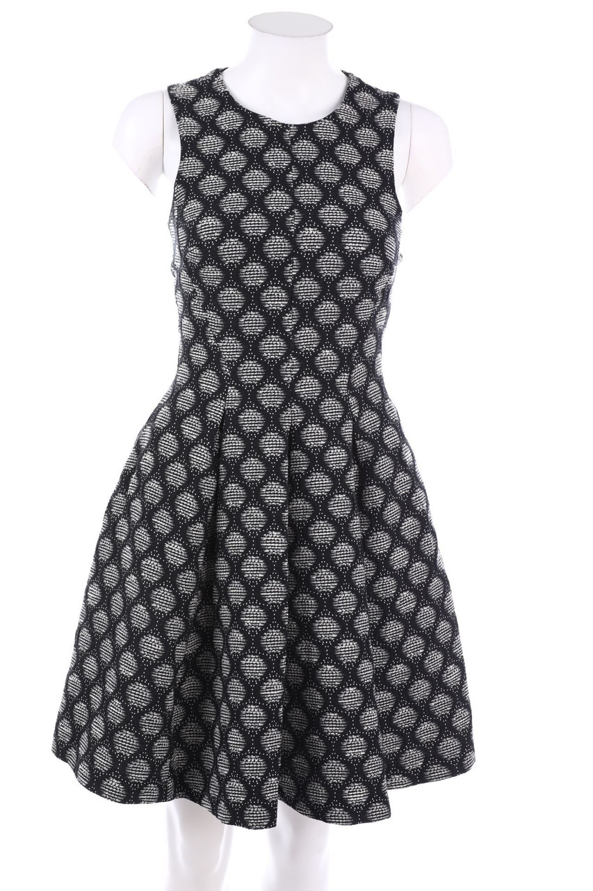 H&M - Cocktailkleid aus Jacquard mit Punkten - D 34