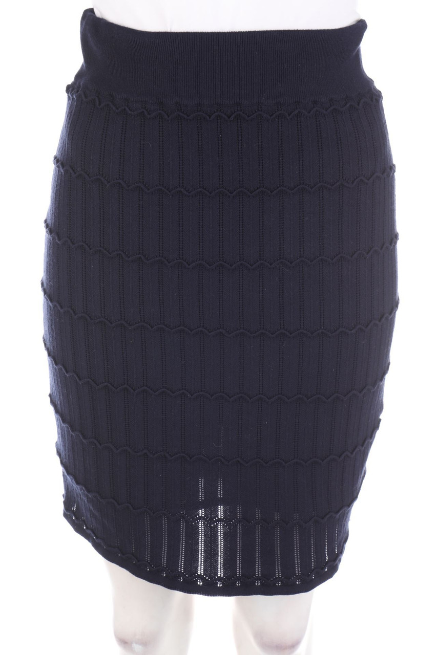 H&M - Mini-Strickrock mit Streifen - XS