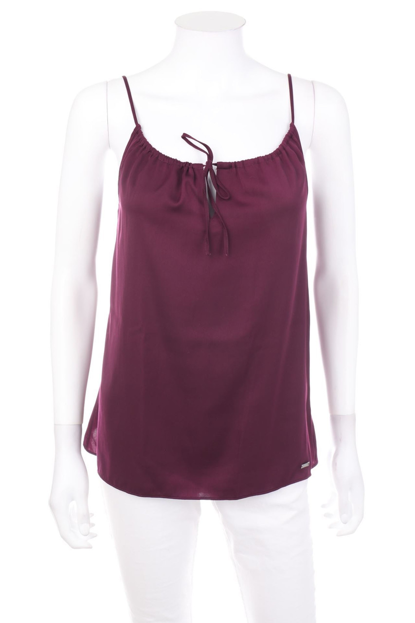 AX ARMANI EXCHANGE - Blusentop mit Logo-Plakette - S