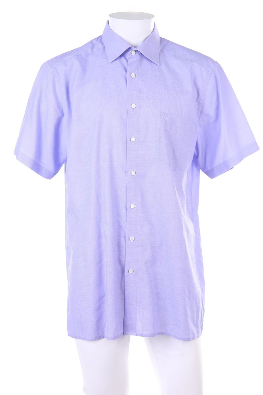 OLYMP - Kurzarm-Hemd mit Logo-Stickerei - 44