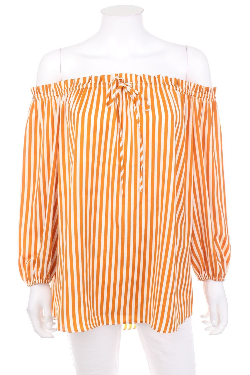 H&M - Carmen-Bluse mit Streifen - D 36