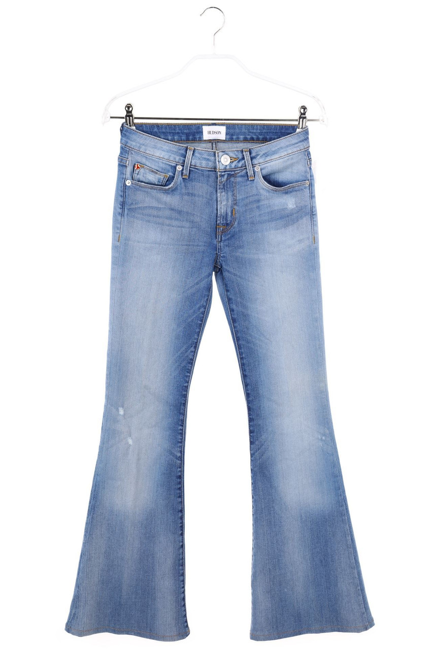 Hudson - Used Look Flared-Jeans mit Stretch - W24