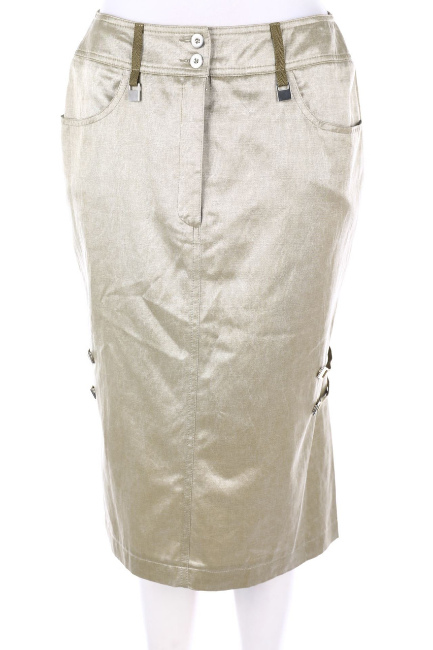 PRESTIGE ELEGANCE PARIS - Rock im Safari-Stil mit Applikationen - D 38