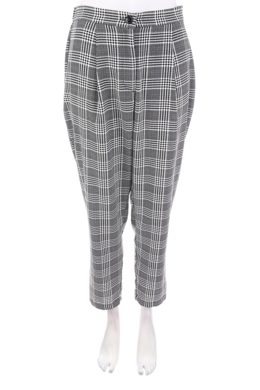 H&M DIVIDED - Bundfaltenhose mit Muster - D 36