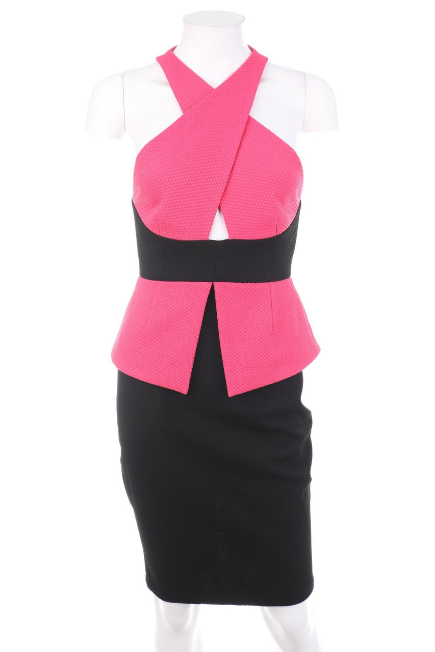 Ohne Label - Abendkleid mit Schößchen - D 32