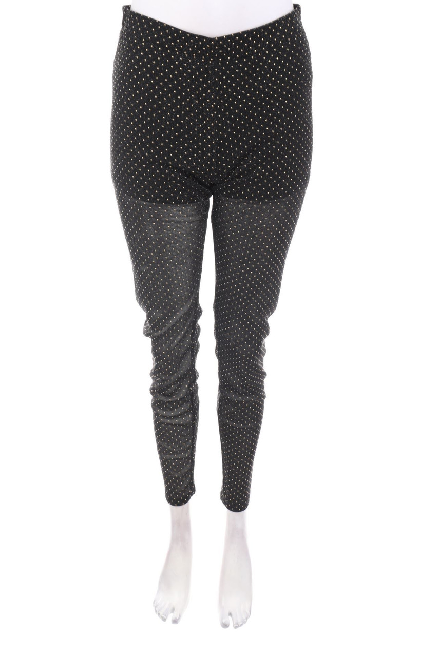 SHEIN - Leggings mit Schmuckstein-Applikation - L