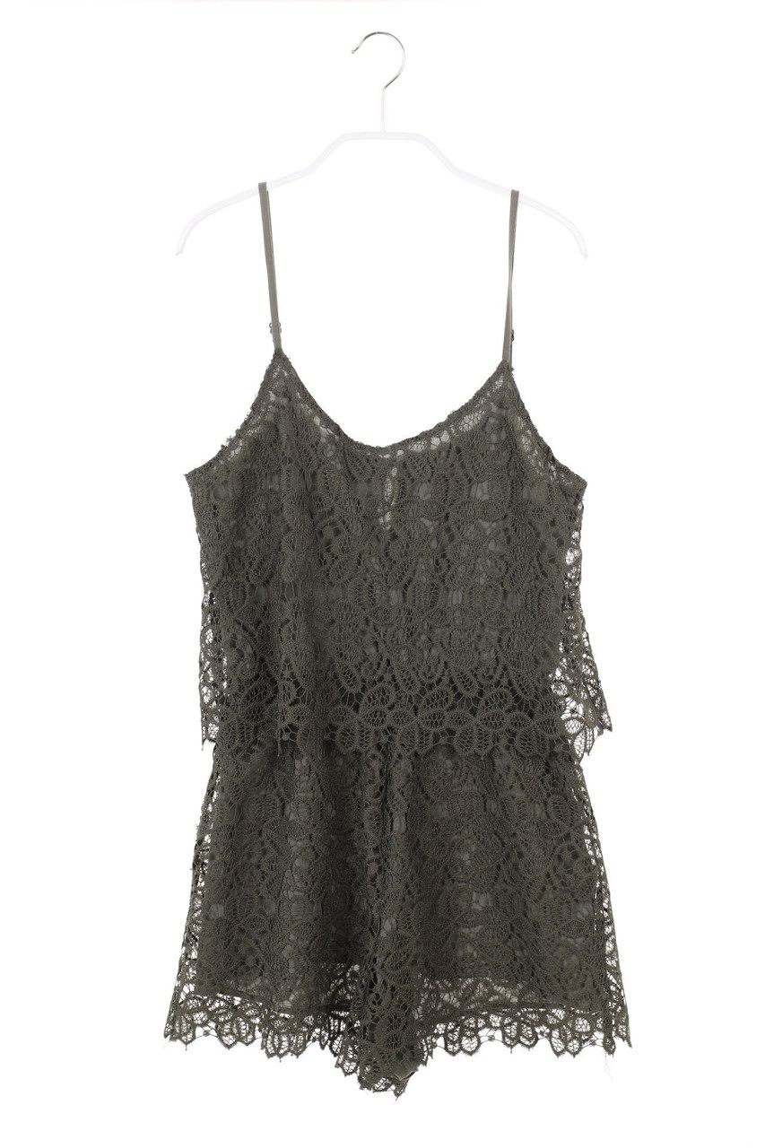 ZARA - Playsuit aus Spitze - XS